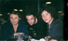 Con Raphael y Morti, dos de sus iconos