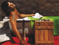 Kike Babas dandose un ba�o...