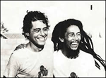 Chico con Bob Marley
