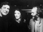 Leonard Cohen con Annick y Javier Krahe