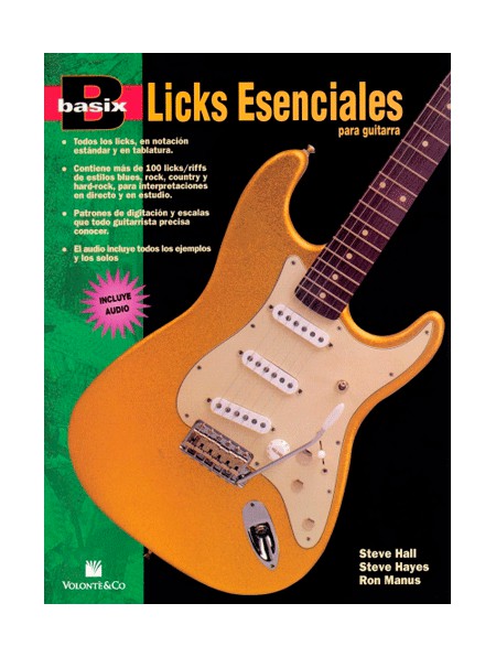 Licks esenciales para guitarra