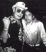 Con otro viejo outsider, Bob Dylan
