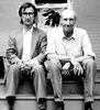 El autor con Burroughs