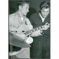 Scotty Moore, con Elvis Presley