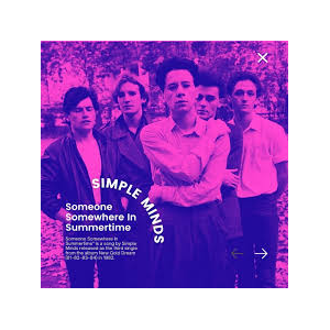 SOMEONE SOMEWHERE IN SUMMERTIME (Simple Minds, 1982)