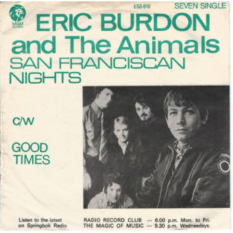 SAN FRANCISCAN NIGHTS (Eric Burdon & The Animals, 1967)