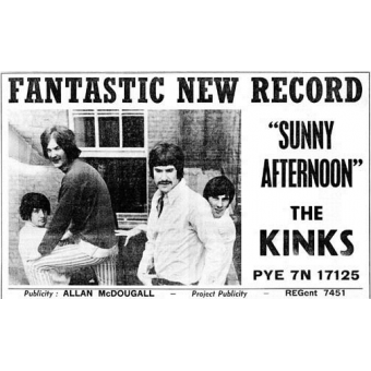 SUNNY AFTERNOON (Face To Face, The Kinks, 1966)