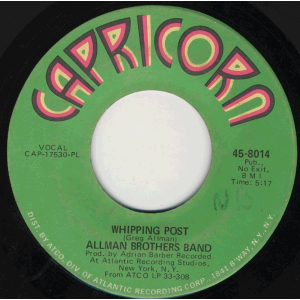 WHIPPING POST (The Allman Brothers Band, 1969)
